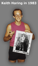 Keith HAring in 1983