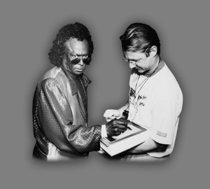 Miles Davis and Jacques Strasslé